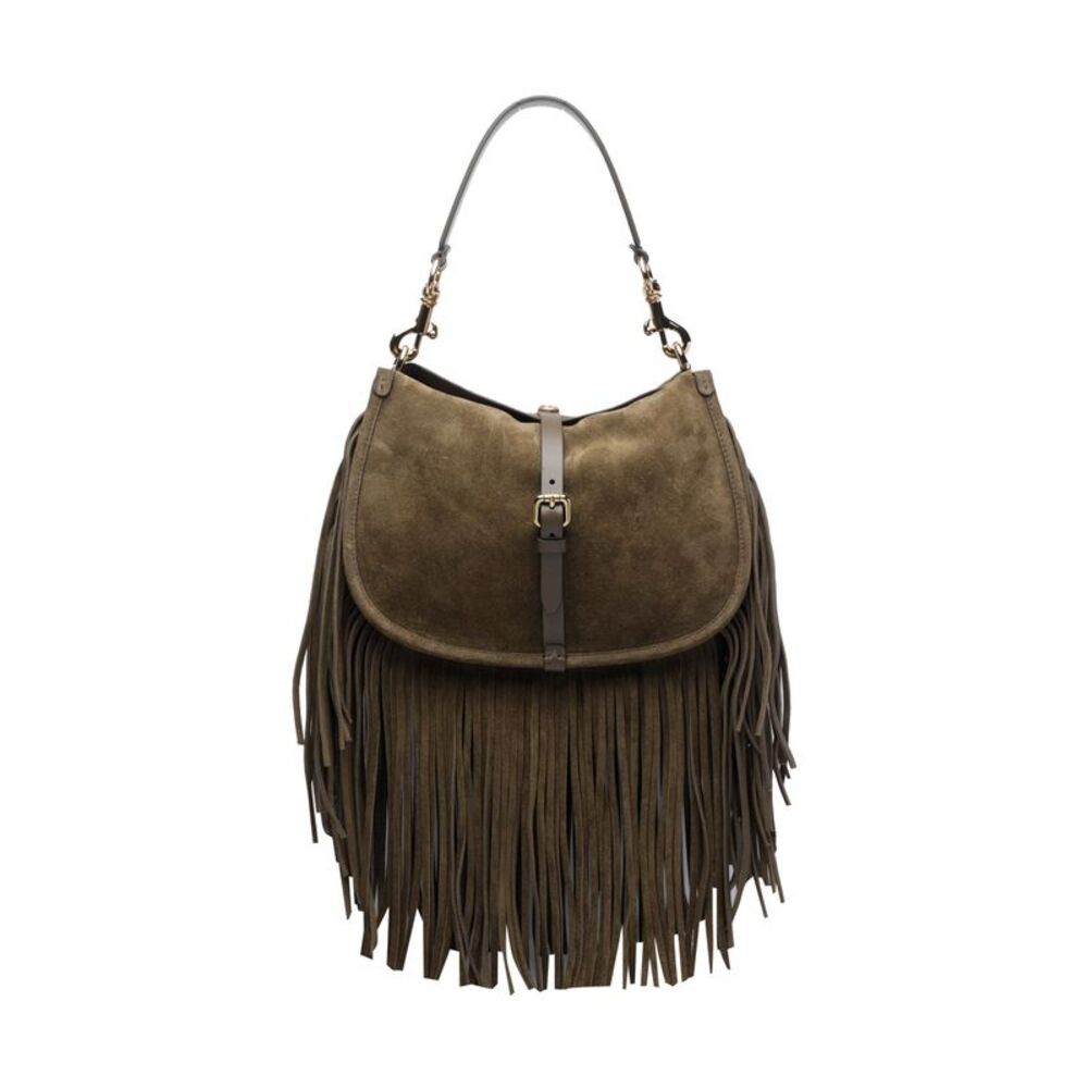 Etro Women Medium Suede Pony Shoulder Bag - Picture 1 of 4